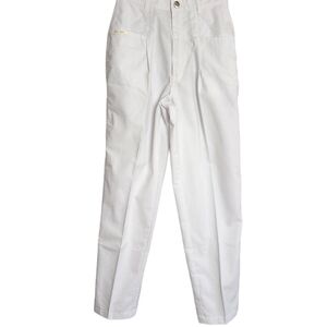 Gitano Vintage High Waist Vintage White Women's Tapered Leg Pants Size 7/8